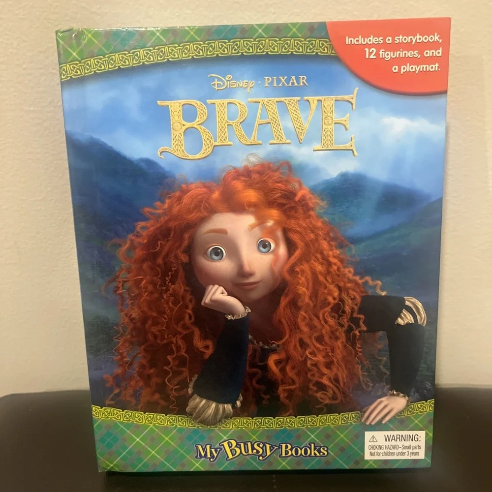 Disney Brave Merida (My Busy Books)‎ With 9 Figures Complete 2012 Original Read